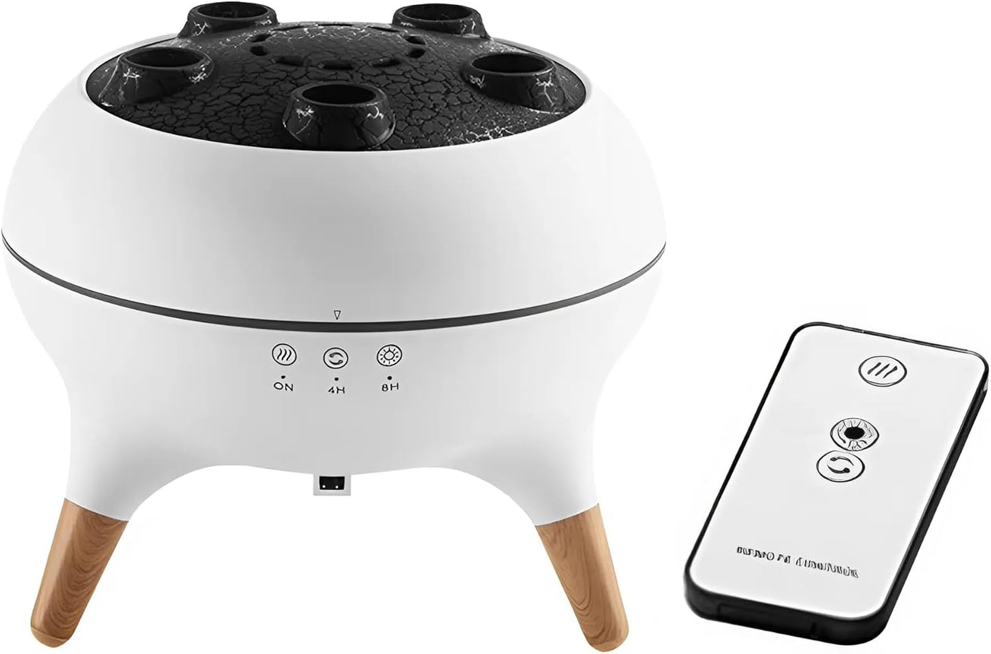 Jellyfish Essential Oil Diffuser – Volcano Mist Air Humidifier with 7 LED Colors, Remote Control & Timer, Creative Aromatherapy Diffuser for Bedroom, Office, Gifts