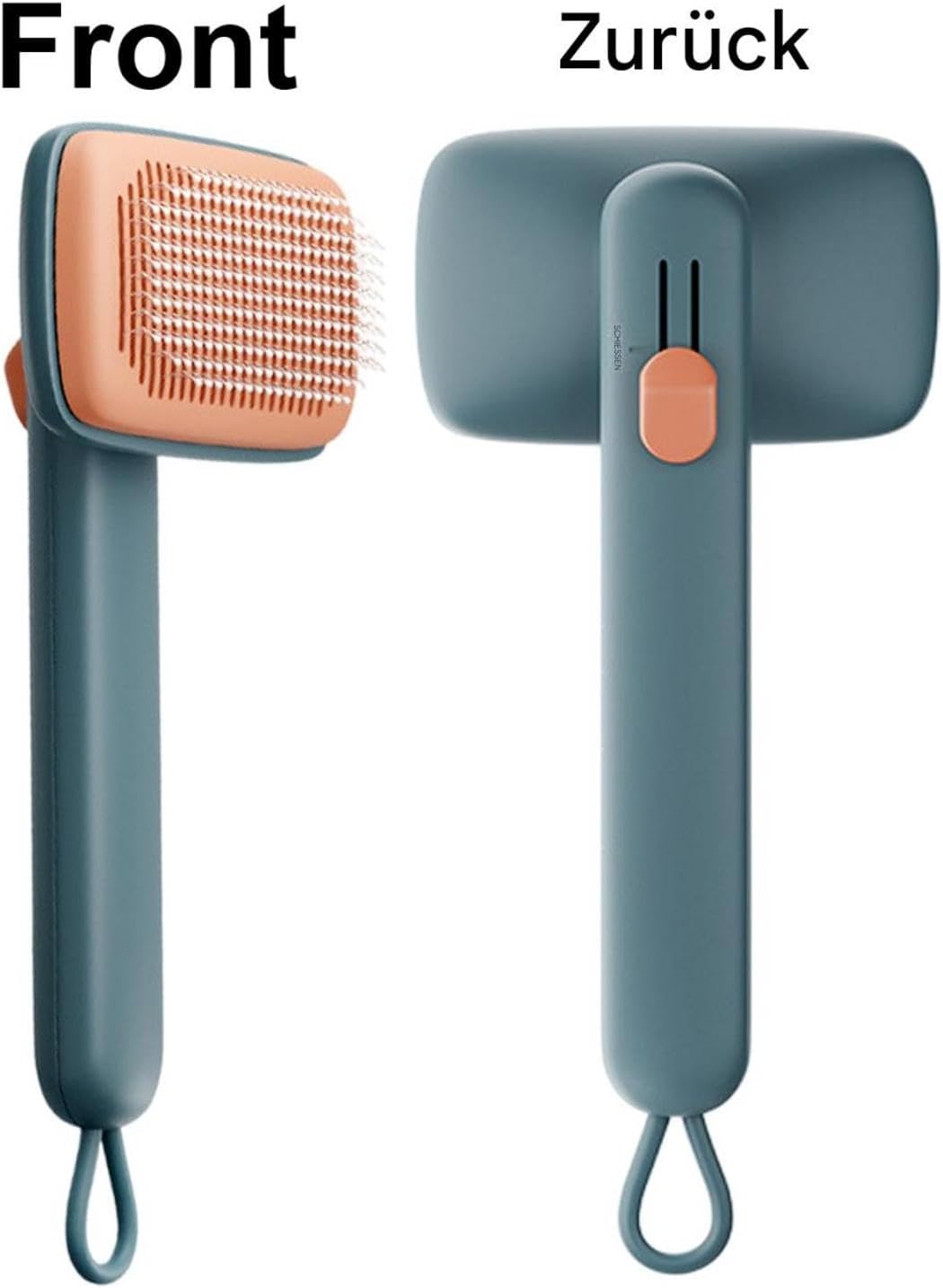 Cat Straightening Brush | Cat Brush for Indoor | Pet Cleaner Massager - Tool Care Provides Adjustable Comb Hair Brush for Bath