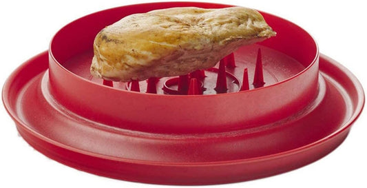 Multifunctional Chicken Shredder & Meat Separator - Shredded Beef Mincer for Baby Food Preparation - Essential Kitchen Tool for Easy Meal Prep (Red)