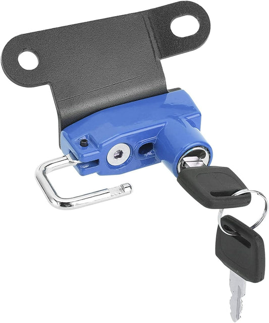 Anti-Theft Aluminium Legungshelm Helm Helm Helm Lock Lock Hook for Superduke R 1290 2014 Motorcycle Helmet Safety for Anti-Heft Protection (Blue)