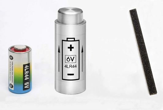 Adaptor + Battery for Yamaha Electro 35 (GL, GSN, GTN, GT, G, GS), MG-1 and AX SLR - (PX32 to 4LR44)