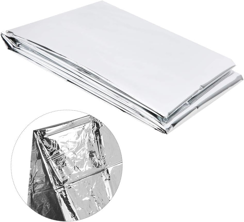lvifloae Life Tent Earthquake Emergency Tent Thermal Reflective Outdoor Tentsilver Individual Ultralight Survival Tent Emergency Shelter Use As Survival Gear Space Blanket for Camp