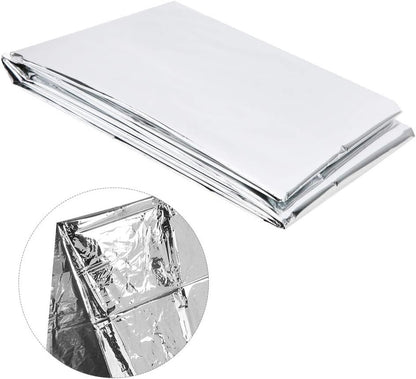 lvifloae Life Tent Earthquake Emergency Tent Thermal Reflective Outdoor Tentsilver Individual Ultralight Survival Tent Emergency Shelter Use As Survival Gear Space Blanket for Camp