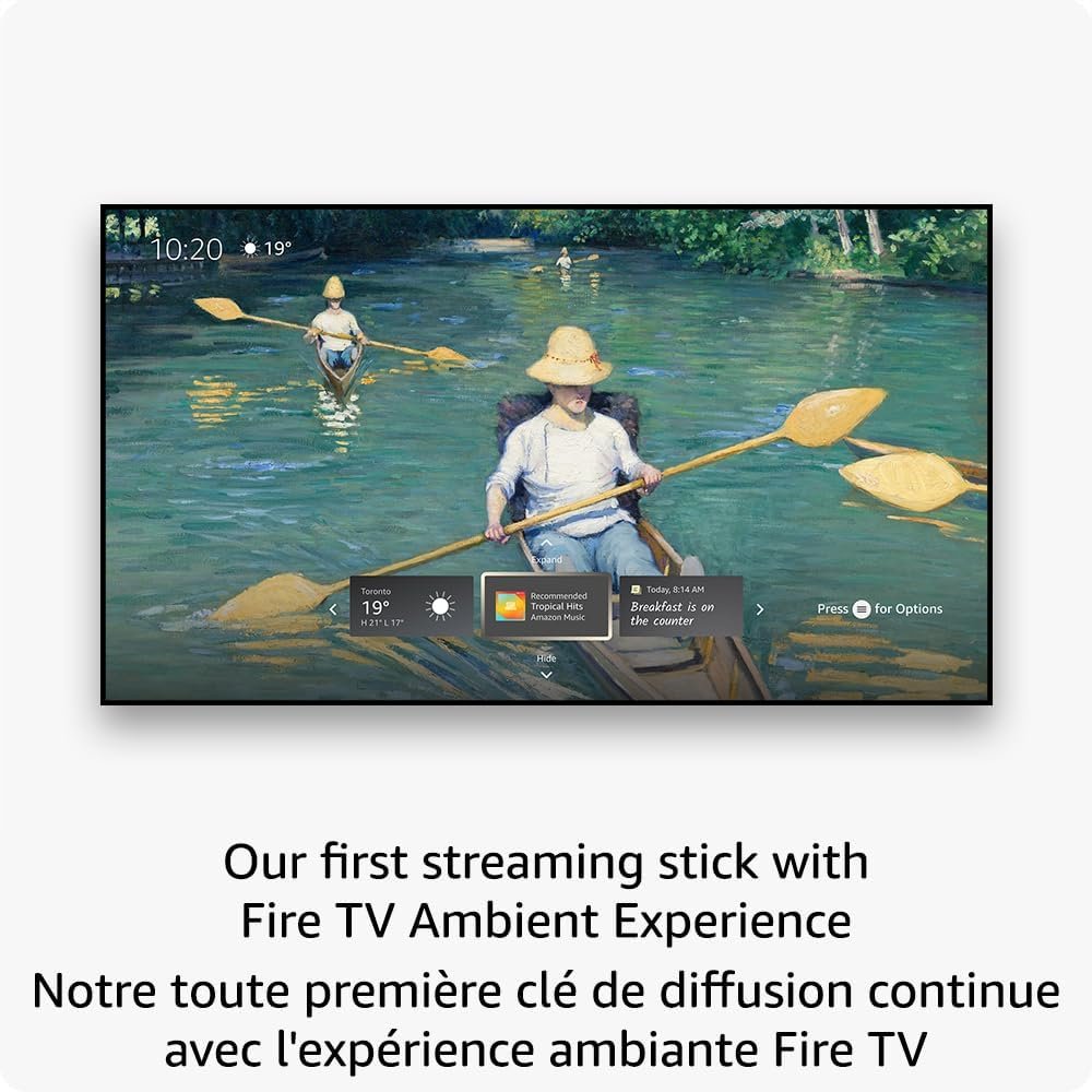 Amazon Fire TV Stick 4K Max (newest model), streaming device, supports Wi-Fi 6E, free & live TV without cable or satellite