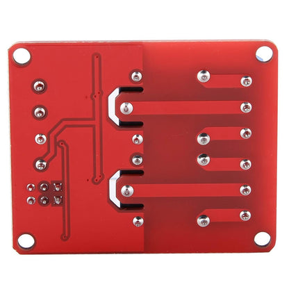 2 Channel Relay Module Optocoupler Isolation High Low Level Trigger for Home Automation (5V)