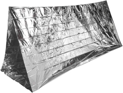 Emergency Thermal Blankets, Mylar Survival Shelter Tent First Aid Kit Weather