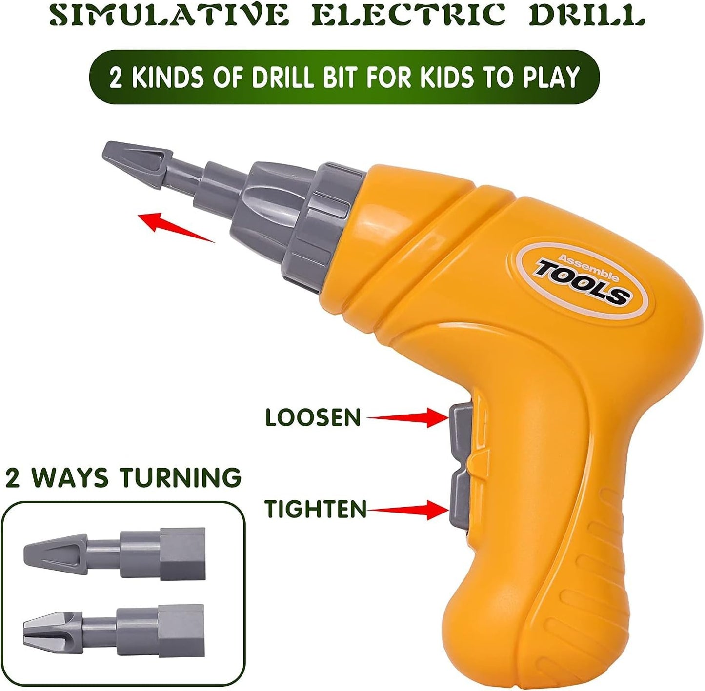 Jaoxikai Take Apart Dinosaur Toy,Educational Building Dinosaur Toy for 3 4 5 6 7 Year Old Kid Boy Girl,STEM Toy Birthday Gift Children Learning Construction Toy with 1 Electric Drill&4 Hand Drill Tool