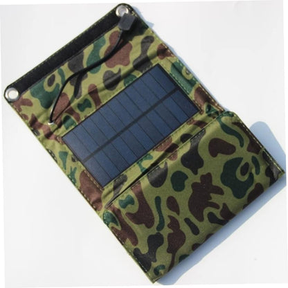 Toddmomy 5w Solar Panel Charger Portable Solar Power Bank for Phone/Tablet/GPS/mp3 Outdoor Camping