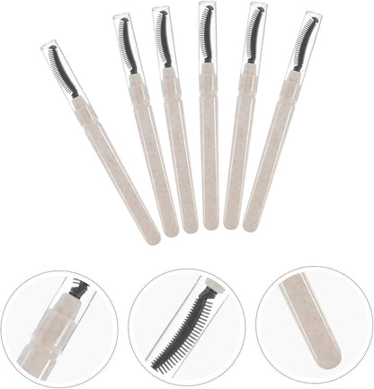 Vaguelly 6Pezzi Silicone Spazzolini Separatori Per Mascara Per Viaggio e Accessorio Per Extension e Make Up