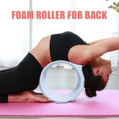 Rulli per massaggio muscolare, recupero della ruota da yoga, strumento di stretching dei tessuti profondi, ruote per fitness, attrezzi multifunzionali, sollievo efficace per allenamento, allenamento
