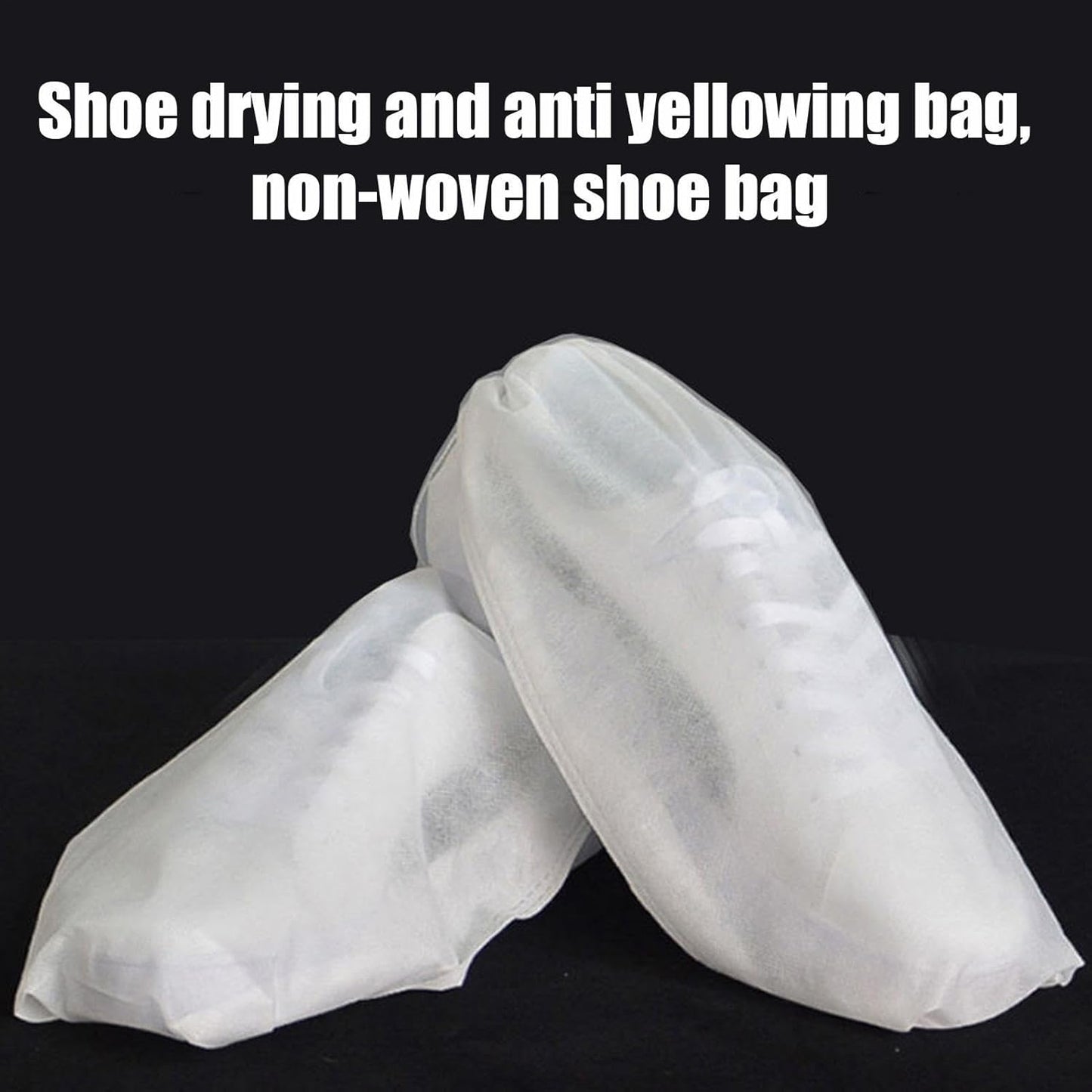 Shoe Dust Bags – Lightweight Storage Pouches, Reusable Shoe Holders | Foldable Dust Resistant Wraps, Non Woven Packing Sacks, For Protecting Footwear During Trips or Closet Organization