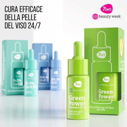 7DAYS - Vitamin E Facial Serum - Nourishing Serum with Avocado Oil and Peptides - Korean Anti-Aging Moisturizing Serum - Anti-Wrinkle Facial Serum for Mature and Dry Skin