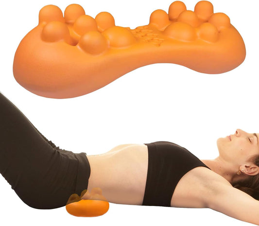 ZeenKind PSOAS Release Tool Muscle Stretcher Device with 14 Massager Knobs for Myofascial Trigger Point, Upper & Lower Back Pain Relief and Fitness Recovery