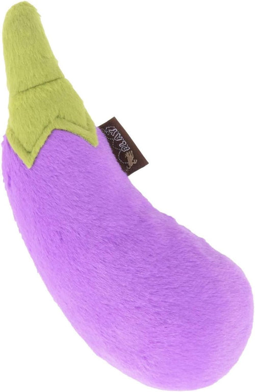 P.L.A.Y. PY7024ASF Farm Fresh Toys Plush Toy for Dogs and Cats Eggplant/Aubergine