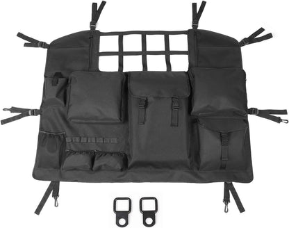 RT-TCZ for Wrangler JK JL Trunk Storage Bag Organizer with Multi-Pockets Tool Kits Cargo Bag for Jeep Wrangler JK JKU JL JLU