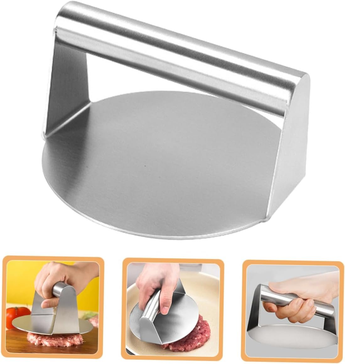 BESPORTBLE pressa per Carne pressa per bistecche Distruggere la pressa per Hamburger Kitchen Gadgets Hamburger attrezzo Bacon Utensili Strumento da Cucina Fornitura Cucina Pasticcio di Carne