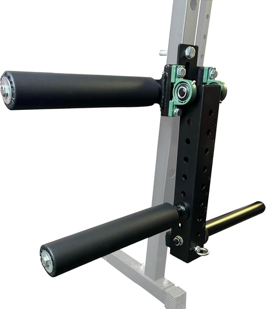 BLUSLM Power Rack Mounted Leg Extension and Curl Machine for Home Gym Equipment, Adjustable Leg Extension Attachment, Leg Press Attachment for Lower Body Leg Muscle Training