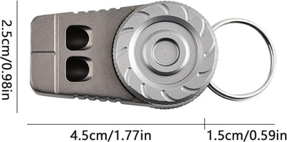 Générique Safety Whistle, Titanium Alloy Signaling, Multifunctional Survival Tool, Loud & Design, Lightweight and Compact, for Pet Training, Camping, Kayaking, Hunting, Fishing, Attributo singolo, Se