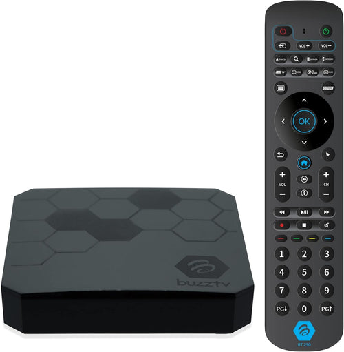 BuzzTV The Classic Android 11 TV Box | Amlogic S905X4 Quad-core 64bit Cortex-A55 | 4GB DDR4 RAM | 64GB eMMC Storage | 4K Streaming Device | Dual-Band Wi-Fi | Bluetooth 5.0