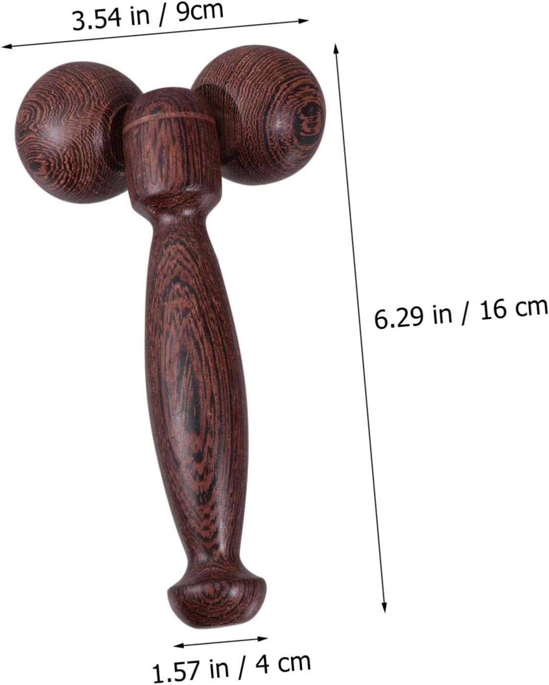 BCOATH Elegant Wooden Face Massager Portable for Body Face Arms Legs Aging Skin Tightening Tool
