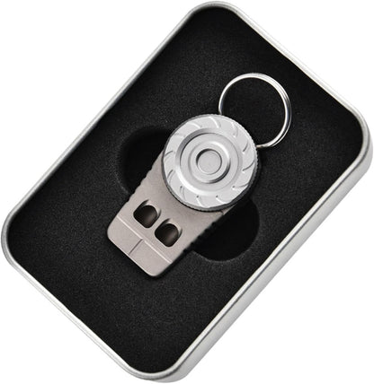 Générique Safety Whistle, Titanium Alloy Signaling, Multifunctional Survival Tool, Loud & Design, Lightweight and Compact, for Pet Training, Camping, Kayaking, Hunting, Fishing, Attributo singolo, Se
