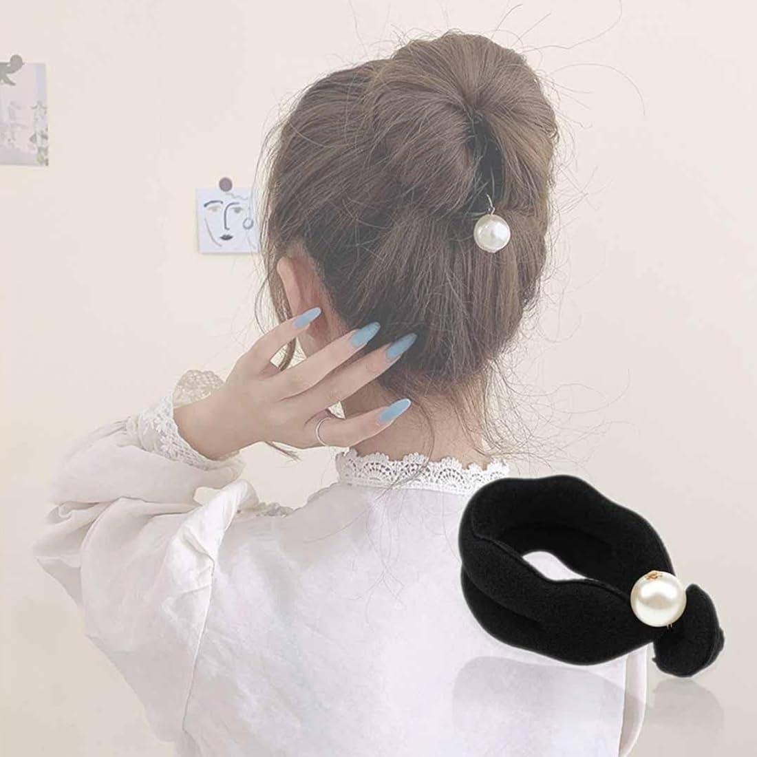 PLABBDPL 2Pcs Hair Bun Maker Tool Quick Hair Braiding Tool Twist Curler Donut Tools Magic Hair Collecting Tool Easy and Fast