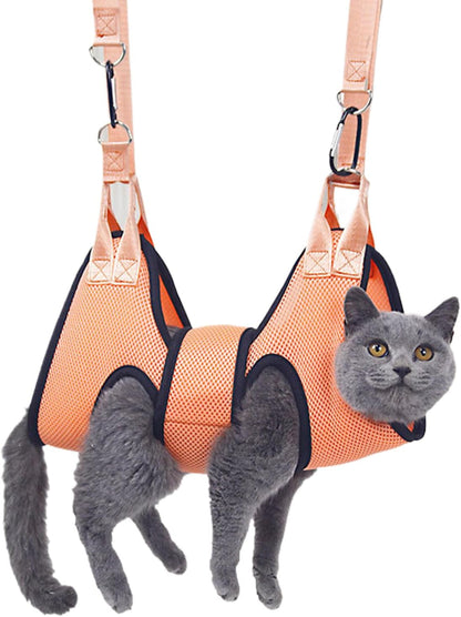 Grooming Hammock, Dog Nail Cutting Hammock, Ergonomic Pet Harness, Portable Compact Ideal for Home, Veterinary Clinic, Claw Care, Bathing Assistance, Small, Medium, Large