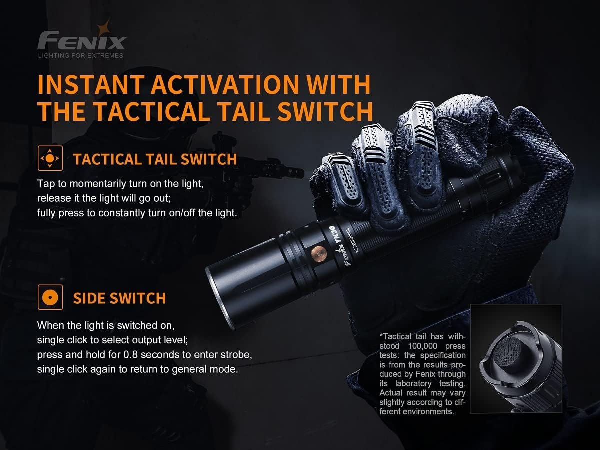 Fenix TK30 Class 1 White Laser Tactical Flashlight ** Canadian Edition
