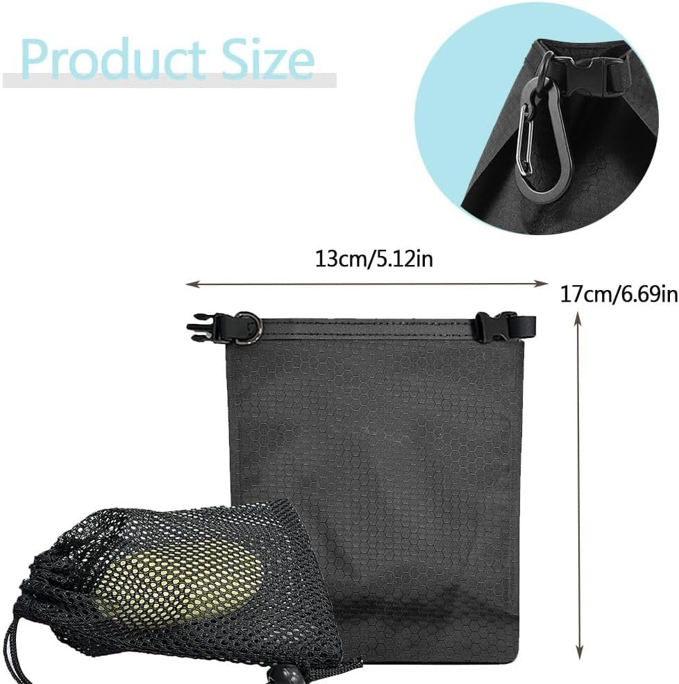 Travel Soap Bag - Waterproof, Leakproof Travel Soap Case,Quick Dry Bar Soap Pouch Travel Soap Container with Hanging Mesh Bag Shampoo Bars & Conditioner Bars, Gifts for Travel Camping Enthusiasts