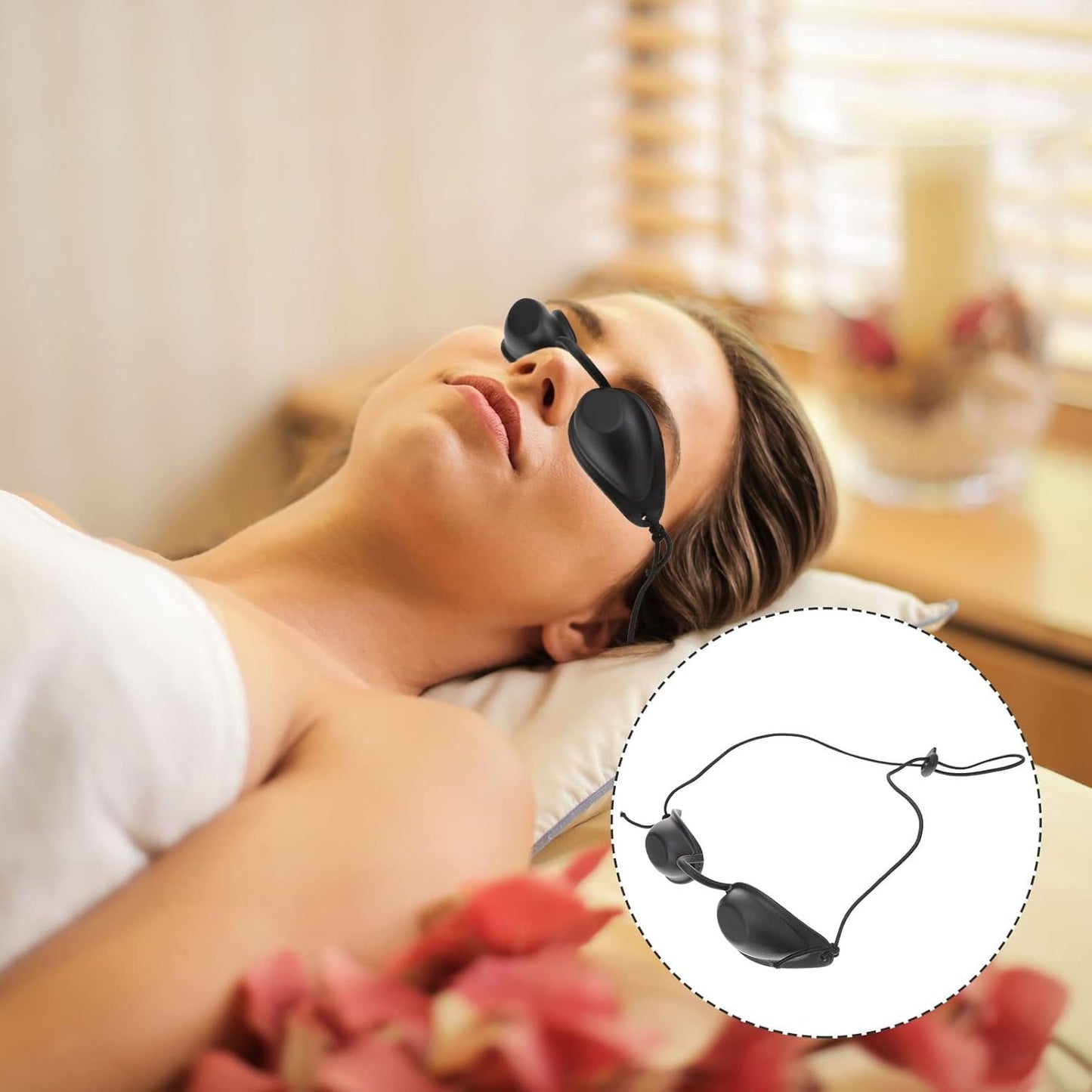 SUPVOX Beauty clinic safety goggles soft UV eye protection IPL eye shields
