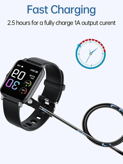 WUNIAK Charging Cable for WGP Smart Watch Health Fitness Tracker, Magnetic USB Flexible Charging Cable Accessories for WGP Smart Watch Health Fitness Tracker,(2 Pack)