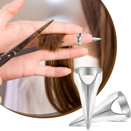 10 Pieces Hair Separation Rings, Hair Sectioning Tool, Hair Separating and Selecting Tool, Metal Hair Cutting Ring Hair Separator Ring