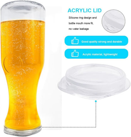 3 Pack Glass Bottles Set Glass Carafe with Lids 34 Ounces Water Decanter Juice Pitcher for Wine Milk Juice & Mimosa Bar, Beverage Glassware and Drinkware Parties Weddings BBQ Picnics