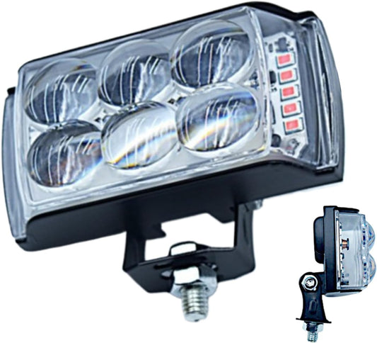 shjxi Motorcycle Driving Lights, LED Spotlight Beam, High Powered 2000 Lumen Output, Waterproof Shock Resistant Housing, Night Riding Visibility for Touring Safety