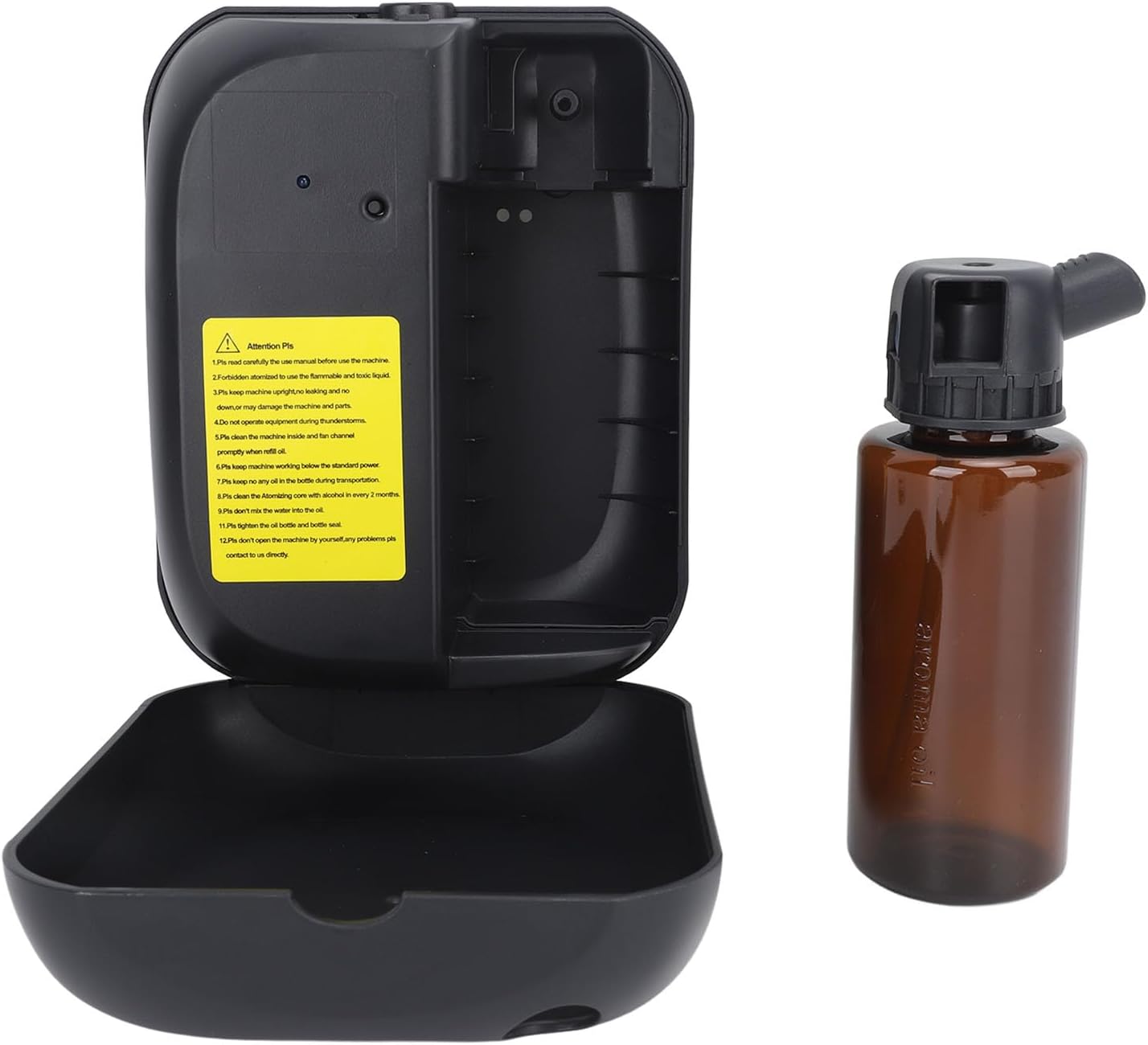 PKXGNS Smart Scent Diffuser App Control, Programme Easily with Shortcut Function, Aroma Essential Oil Diffuser Scent Air Machine (US Plug) (Black)