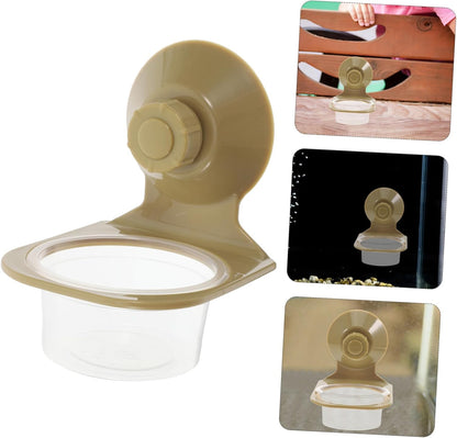 GANAZONO Sturdy Material Reptile Food Bowl Large Capacity for Tortoise Lizard Feeding Watering
