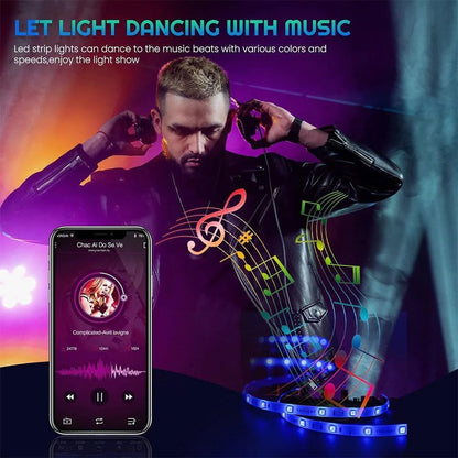 Yeelight 2M Smart WIFI LED Light Strip Plus Color Changing Bedroom Ceiling Outdoor Remote USB App Voice Control Alexa Tape