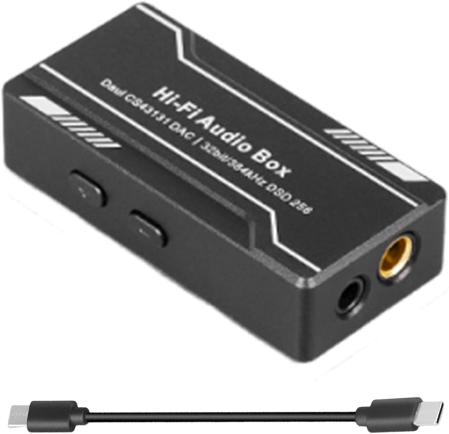 USB Type C to 3.5mm 4.4mm Sound Interfaces CS43131 HiFi Headphone Amplifier Digital Decoding Earphone Converter