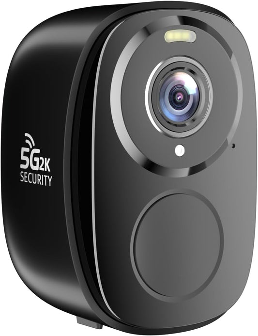5G/2.4G WiFi Security Cameras Wireless Outdoor, 2K 5G Security Camera with AI Motion Detection, Color Night Vision, Siren, IP65, 2-Way-Audio, Support Alexa&Google Assistant, Cloud/SD (1)