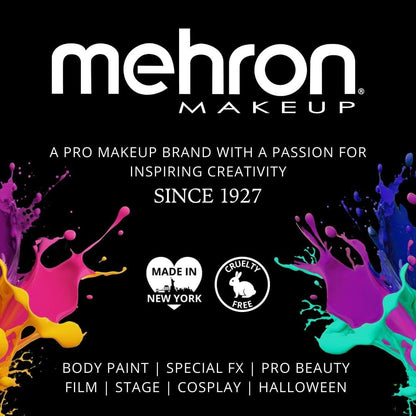 Mehron Makeup Fantasy F/X Water Based Face & Body Paint (1 oz) (Green)