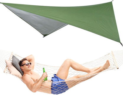 Waterproof Camping Tarp - 7.55x4.59ft Hammock Rain Fly Waterproof Camping | TARP CAMPINGE SCHEME Portable Tarp for Camping, Travel, Outdoor