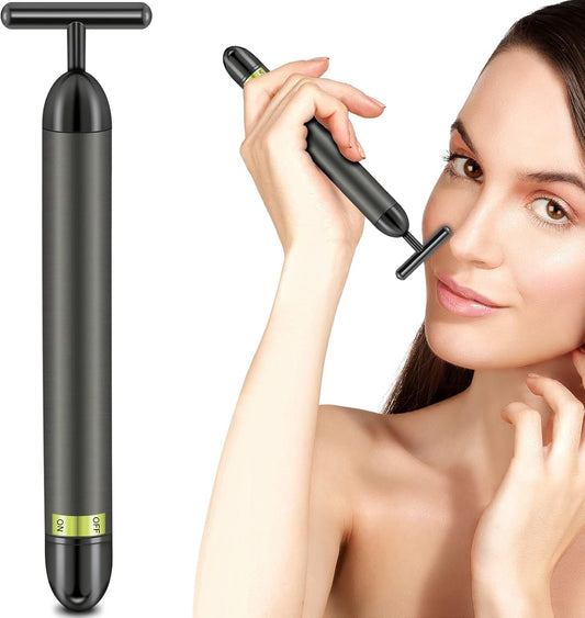 HEYFYV Beauty Bar T Shape Face Massager Electric Facial Massager Tools for Face Skin Massager Daily Skin Care Tool