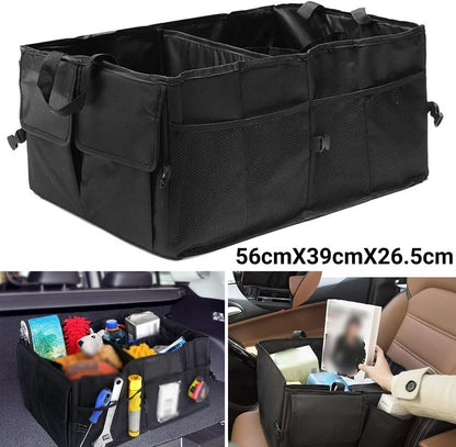 Car Boot Organiser Partition Collapsible Storage Box Trunk Bag Tool Multipurpose
