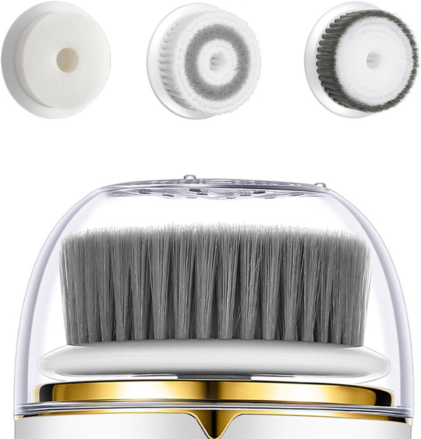 Bsbkoj Electric Facial Wash Brush | Waterproof USB Charging Face Deep Cleaning Scrubber, Deep Cleaning Face Spin Scrub With 3 Brush Heads Deep For Men & Women, Travel, Home
