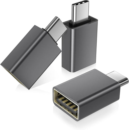 Basesailor USB C to USB Adapter 3 Pack,USBC Male to USB A Female 3.0 Gender Changers OTG Adapter,Type C Thunderbolt 4 5 Converter for iMac,MacBook Pro,Apple iPhone 16 16e 15,iPad 11 Air 7,Galaxy S25
