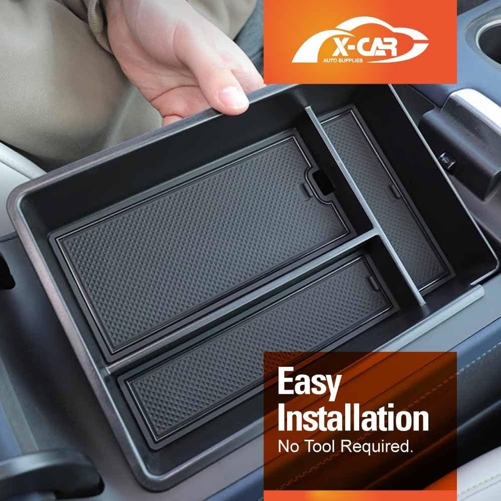 X-CAR Centre Console Organizer Tray Set for Xpeng G6 2024-Onwards Armrest Storage Box Cup Holder Car Interior Accessories