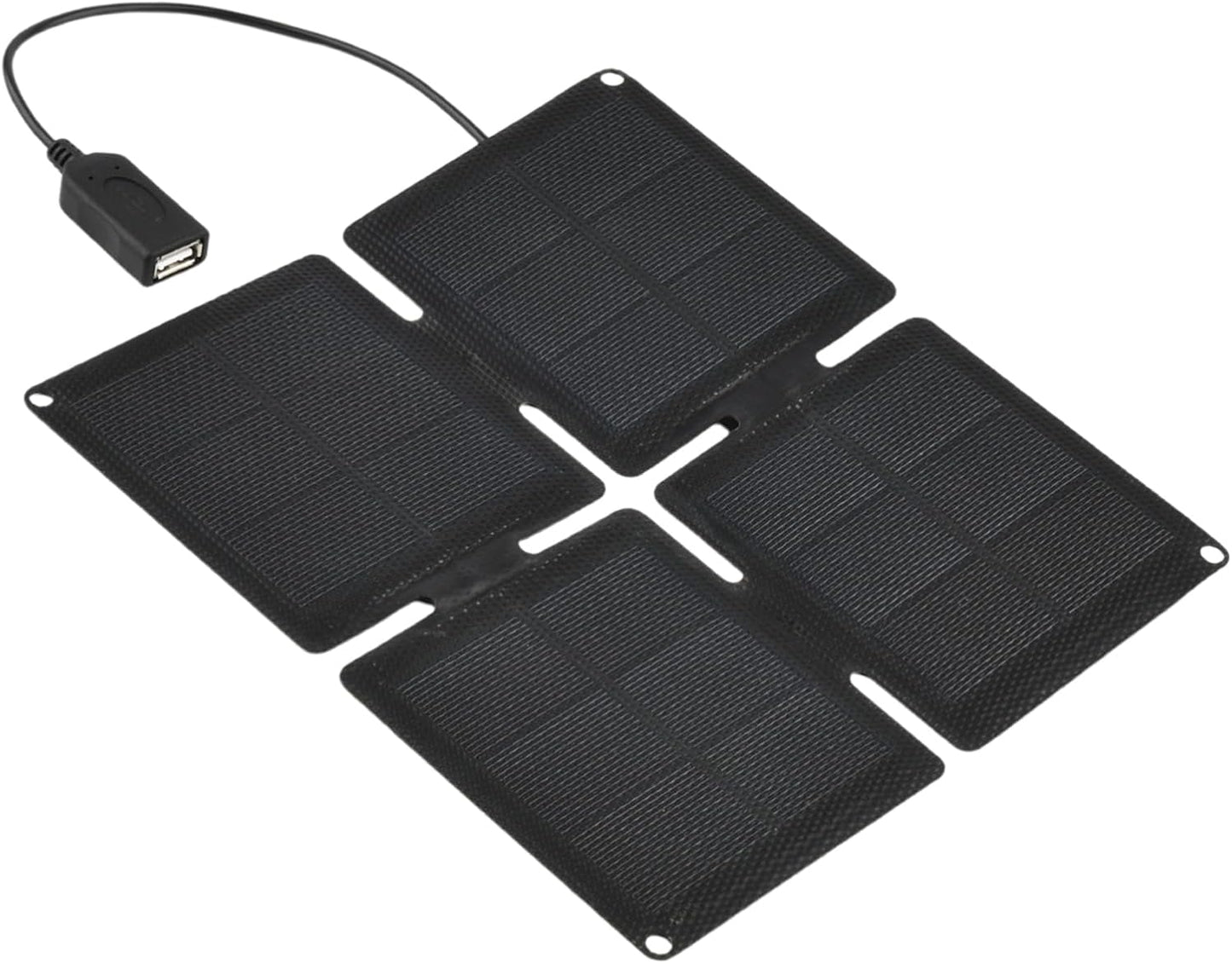 Portable Solar Charger, Foldable Panel Charger, Outdoor Power Source, High-Efficiency Energy Output, Lightweight 200g Design, 7.87x7.87x0.39 inches, Use for Cameras, Phones