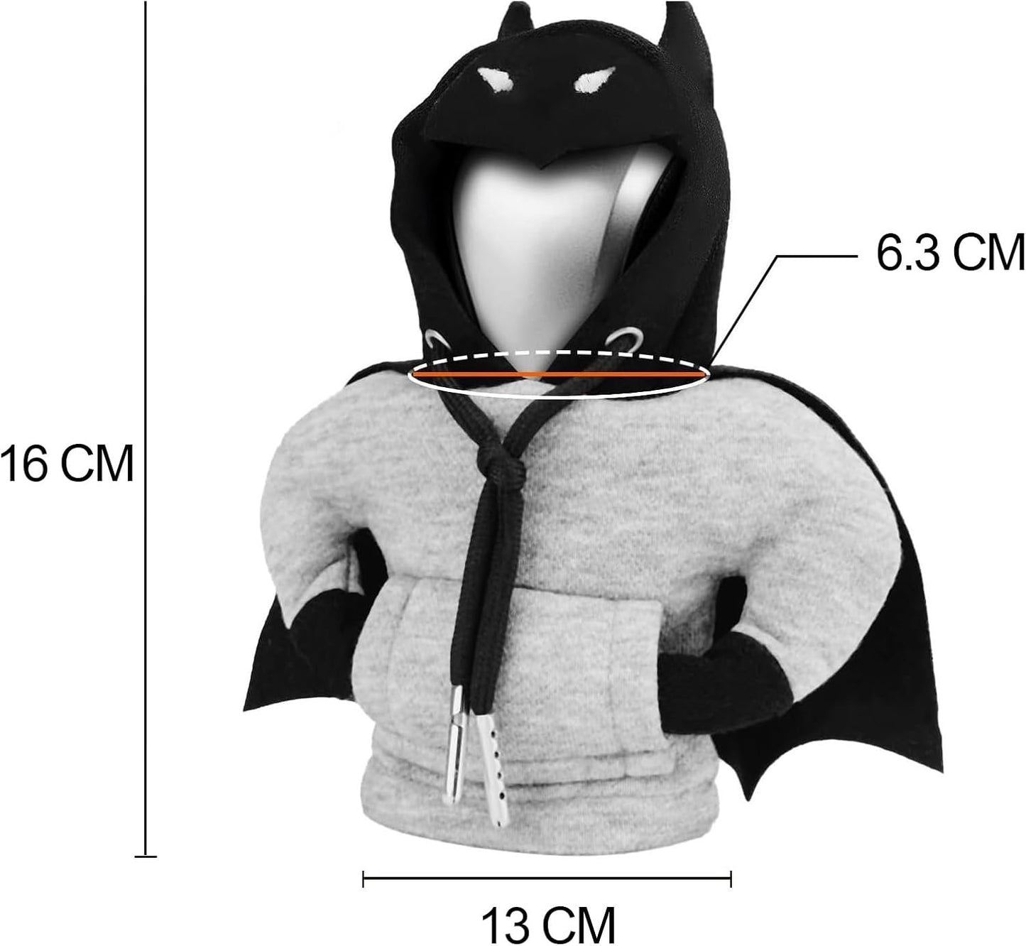 Zurligi Car Shift Knob Cover, Gear Shift Knob Hoodie Sweater, Gear Stick Hoodie Protector Decoration, Auto Interior Accessories, Universal Fit Novelty Gift