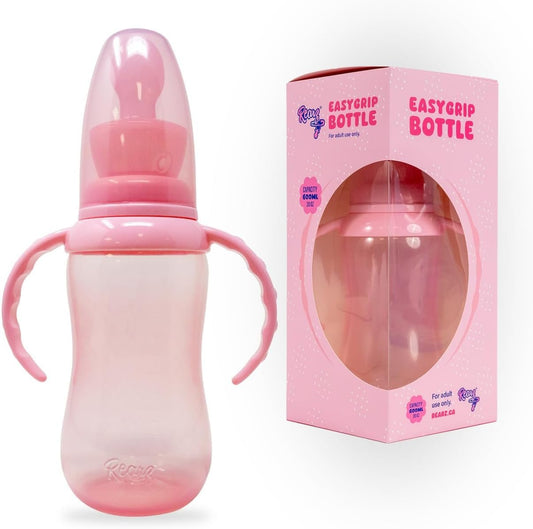 Rearz Pink Easy Grip Adult Drinking Aid Cup Adaptive Living - BPA Free