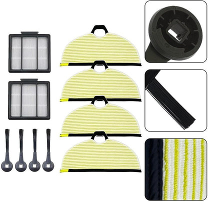Sostenibile Cleaning Essentials panni riutilizzabili mop e spazzole laterali compatibili con robot Shark RV Series
